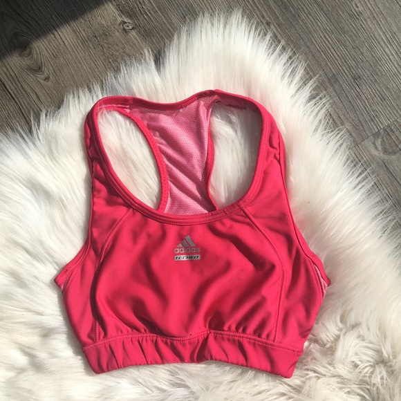 Hot pink Adidas sports bra - Picture 4 of 7